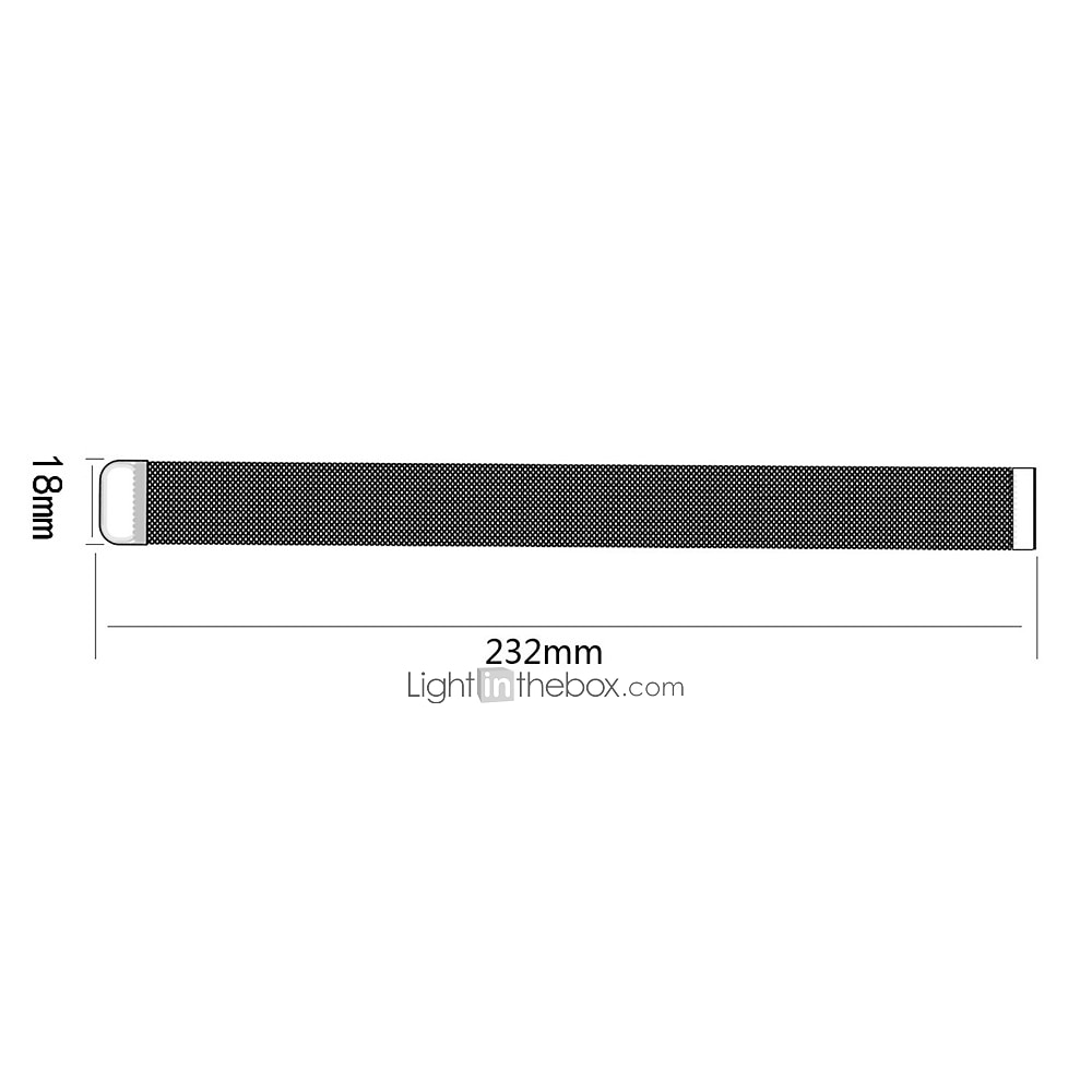 Pulseiras de Relógio para Garmin Forerunner 255S Music Local 2S Vivoactive 4S Vivomove 3S Aço Inoxidável Substituição Alça 18mm Ajustável Pulseira Estilo Milanês Pulseira de 2025 por CAD $9.92 –P1