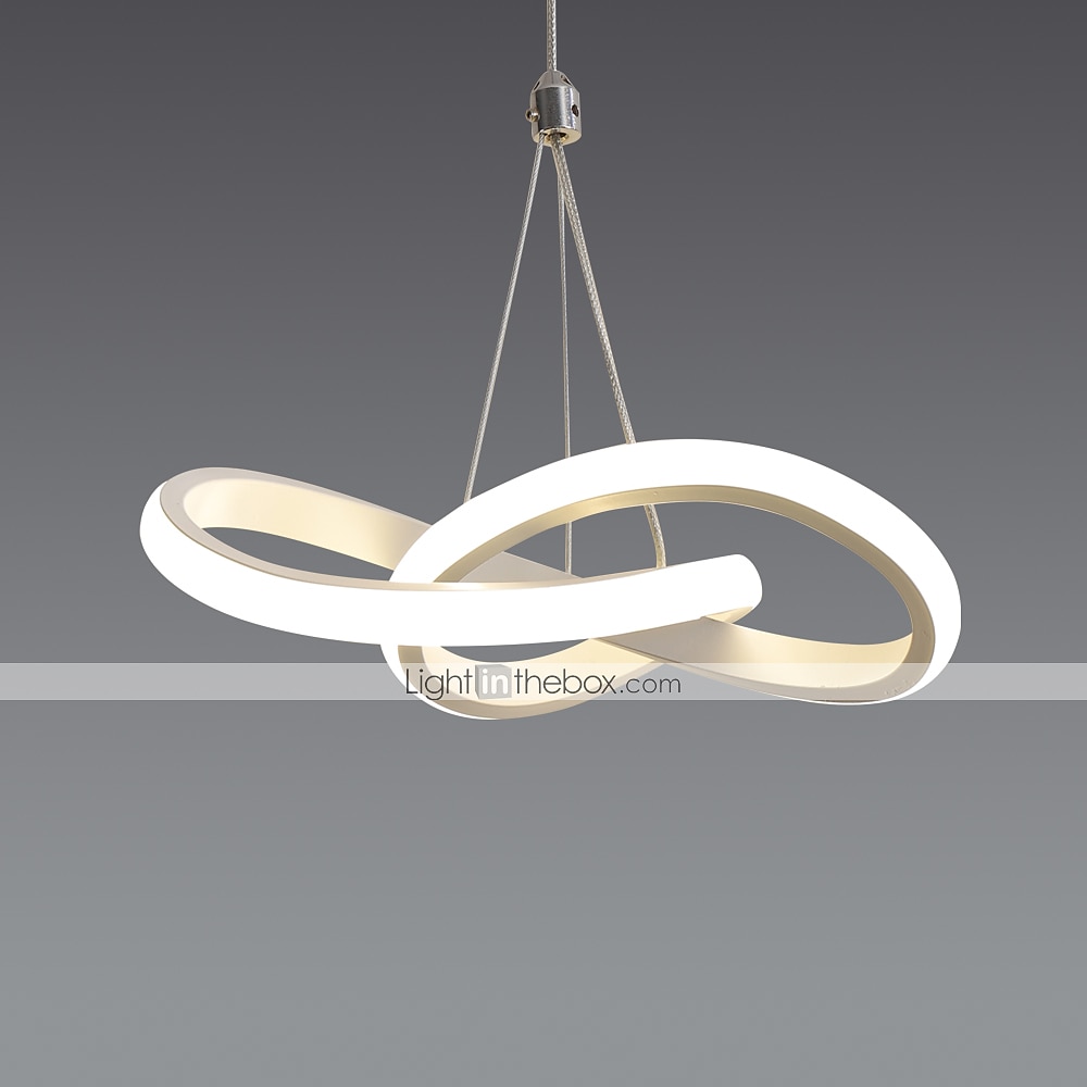 22cm 1 lumière 15w mini suspension led lampe d'ambiance aluminium noir blanc peint pour salon chambre salle à manger blanc chaud / blanc de 2025 ? $101.99 –P6