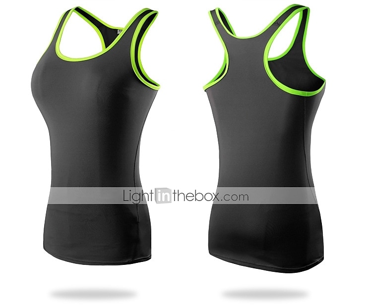 Mulheres Regata de Corrida Regata Modeladora Costas Nadador Sem Manga Camada de base Atlético Elastano Respirável Secagem Rápida Treino de Ginástica Corrida Cooper Roupa de esporte Roupas Esportivas de 2025 por $12.99 –P8