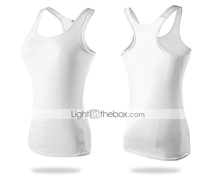 Mulheres Regata de Corrida Regata Modeladora Costas Nadador Sem Manga Camada de base Atlético Elastano Respirável Secagem Rápida Treino de Ginástica Corrida Cooper Roupa de esporte Roupas Esportivas de 2025 por $12.99 –P2