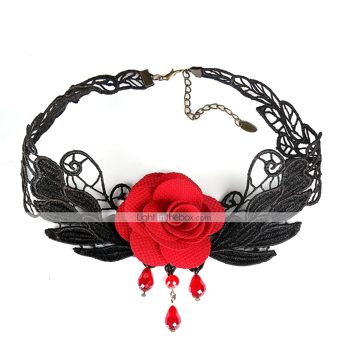 Choker Lace Necklace Masquerade Gothic Steampunk Halloween Goose Down Alloy For Lolita Cosplay Halloween Carnival Women's Costume Jewelry Fashion Jewelry 2025 - $18.99 –P8