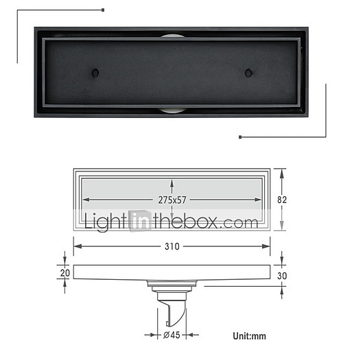 abfluss neues design zeitgenössisch messing 1 stück - badezimmerbodenmontage 2025 - $80.99 –P2