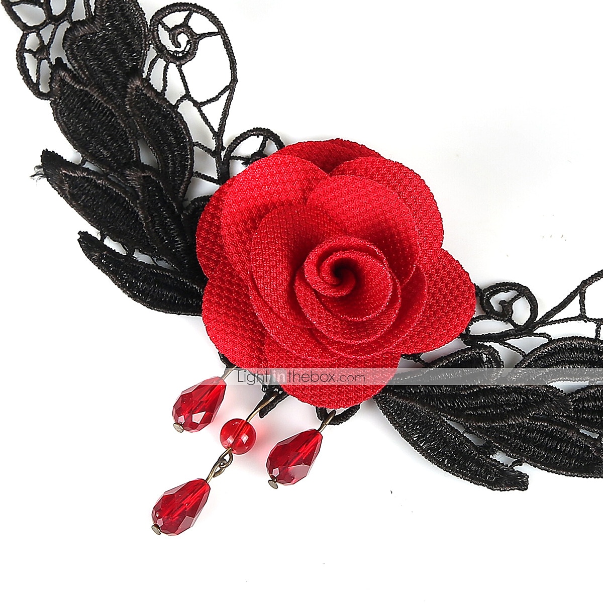 Choker Lace Necklace Masquerade Gothic Steampunk Halloween Goose Down Alloy For Lolita Cosplay Halloween Carnival Women's Costume Jewelry Fashion Jewelry 2025 - $18.99 –P10