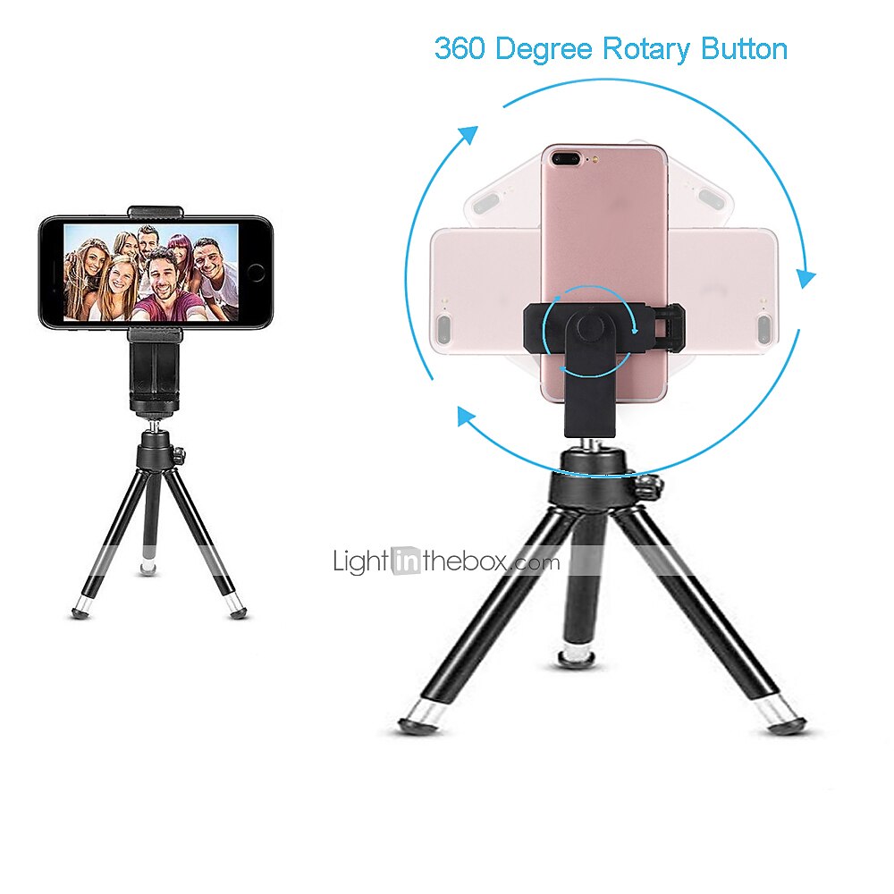 2025年 LEDリングライトランプ6"15cmデスクトップ三脚スタンドYouTubeビデオメイク用tiktokミニLEDカメラライト、携帯電話ホルダー付き、3つのライトモード& 11輝度レベル コレクション – $29.99 –P4