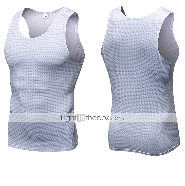 Pánské Tílko do tělocvičny Tílko do posilovny Kompresní tílko Základní vrstva Sportovní Jednobarevné Spandex Rychleschnoucí Yumuşak Prodyšné Běhání Výcivk Kulturistika sportovní oblečení Sportovn 2025 - $11.49 –P5