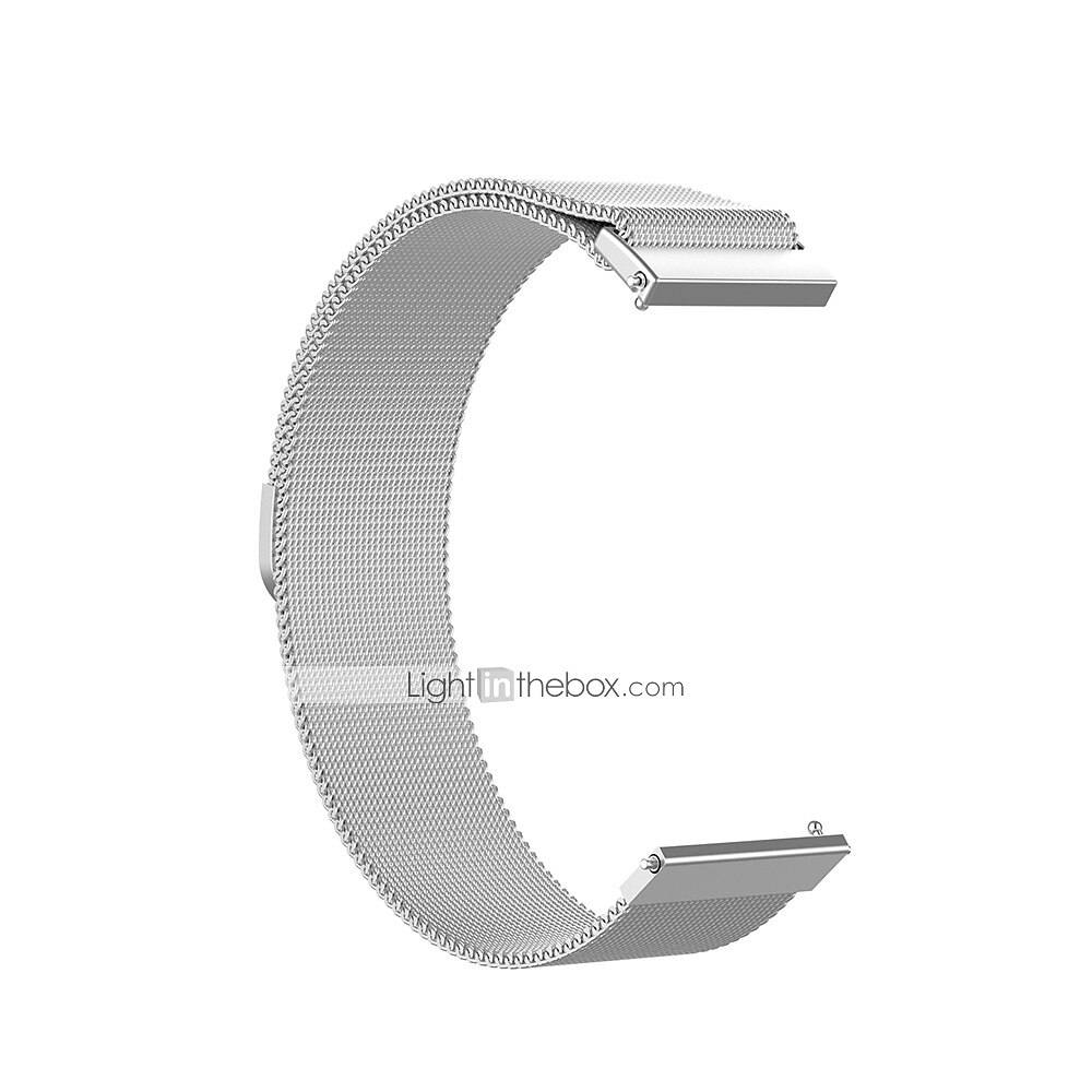 Pulseiras de Relógio para Garmin Forerunner 255S Music Local 2S Vivoactive 4S Vivomove 3S Aço Inoxidável Substituição Alça 18mm Ajustável Pulseira Estilo Milanês Pulseira de 2025 por CAD $9.92 –P13