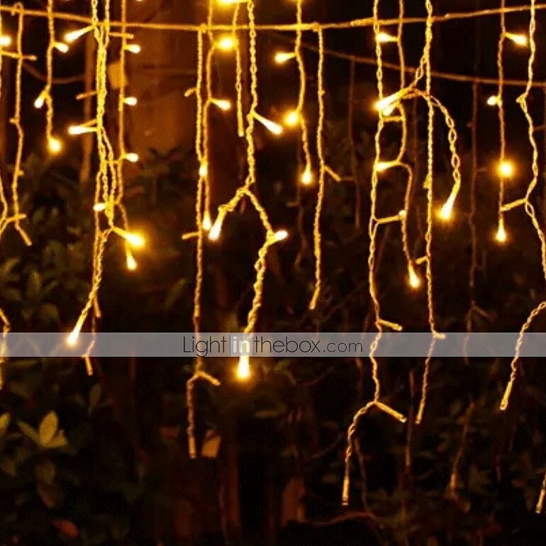 3,5 m Leuchtgirlanden 96 LEDs 1 set Warmes Weiß Dekorativ 220-240 V 2025 - $23.99 –P1