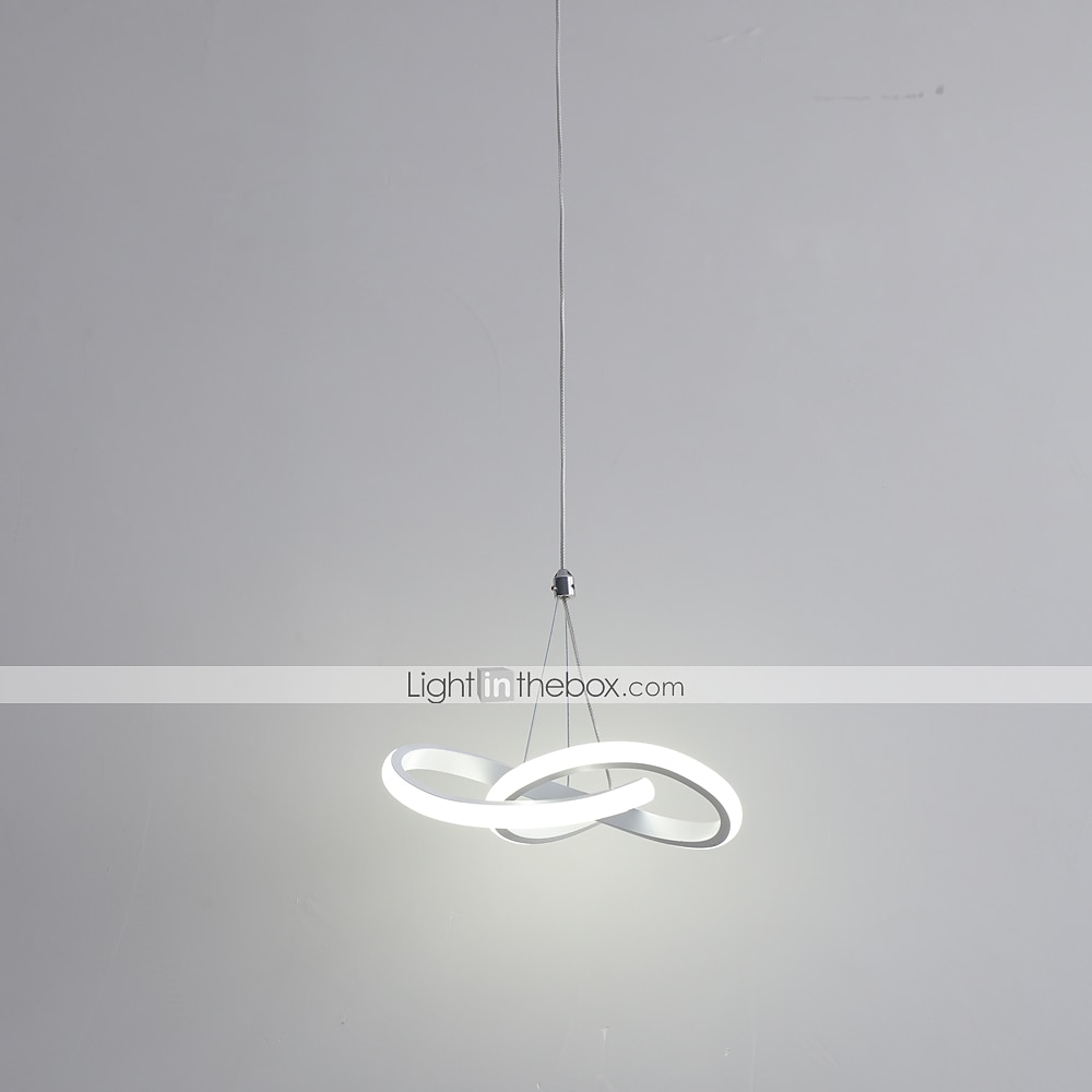 22cm 1 lumière 15w mini suspension led lampe d'ambiance aluminium noir blanc peint pour salon chambre salle à manger blanc chaud / blanc de 2025 ? $101.99 –P9