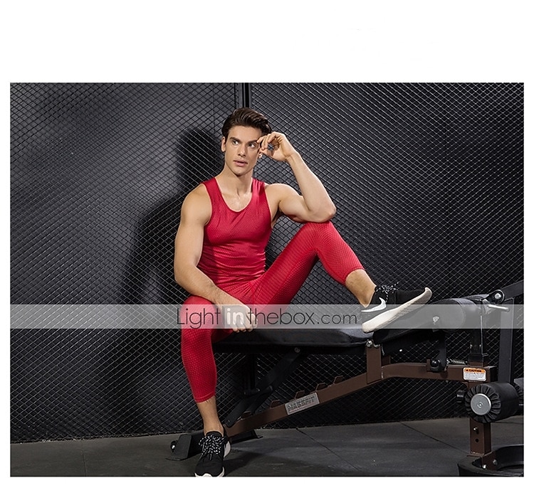Pánské Tílko do tělocvičny Tílko do posilovny Kompresní tílko Základní vrstva Sportovní Jednobarevné Spandex Rychleschnoucí Yumuşak Prodyšné Běhání Výcivk Kulturistika sportovní oblečení Sportovn 2025 - $11.49 –P15