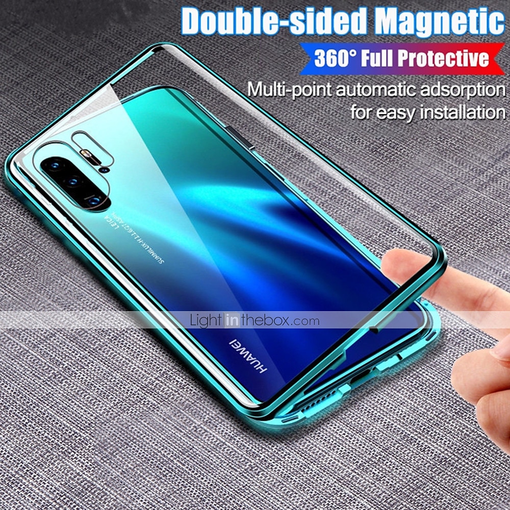 Cover Case Huawei P30 Lite 360º Magnetic Two Sided Glass Tempered 