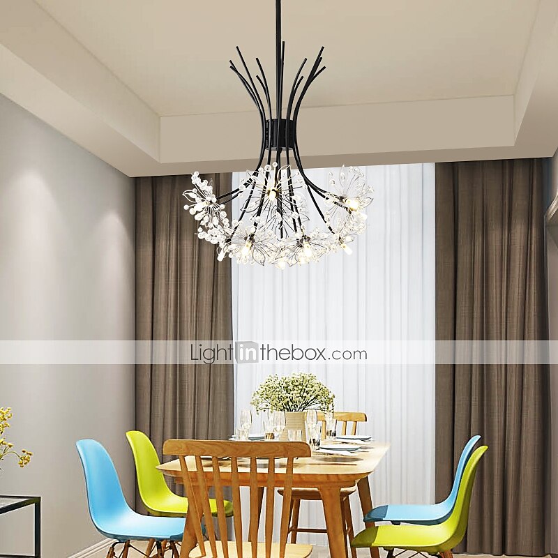 77 cm Modern Firework Chandeliers 19 Lights Crystal Dandelion Chandelier Pendant Lights Fixtures Sputnik Globe Design Artistic Nordic Style Living Room Bedroom Restaurant Flower Design 2025 - $467.69 –P6
