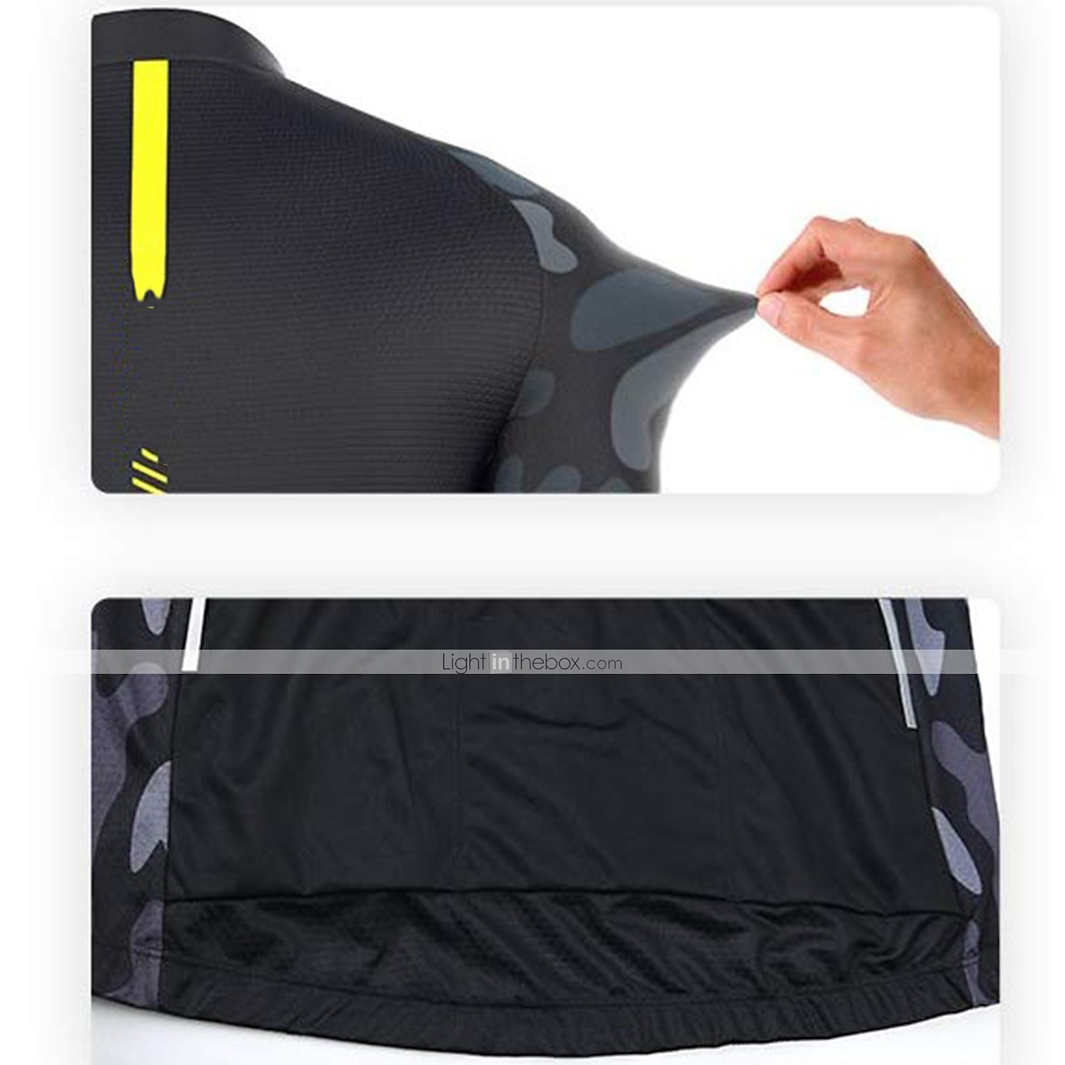 Męskie Koszulka rowerowa Geometryczny Niejednolita całość Wzory Długi rękaw Rower Dżersej Top z 3 tylnymi kieszeniami Kolarstwo górskie Kolarstwie szosowym Keep Warm Odporny na UV Kolarstwo Szybkie 2026 - $34.99 –P7