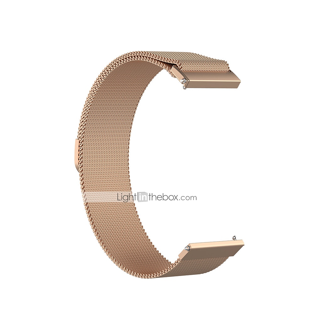 Pulseiras de Relógio para Garmin Forerunner 255S Music Local 2S Vivoactive 4S Vivomove 3S Aço Inoxidável Substituição Alça 18mm Ajustável Pulseira Estilo Milanês Pulseira de 2025 por CAD $9.92 –P5