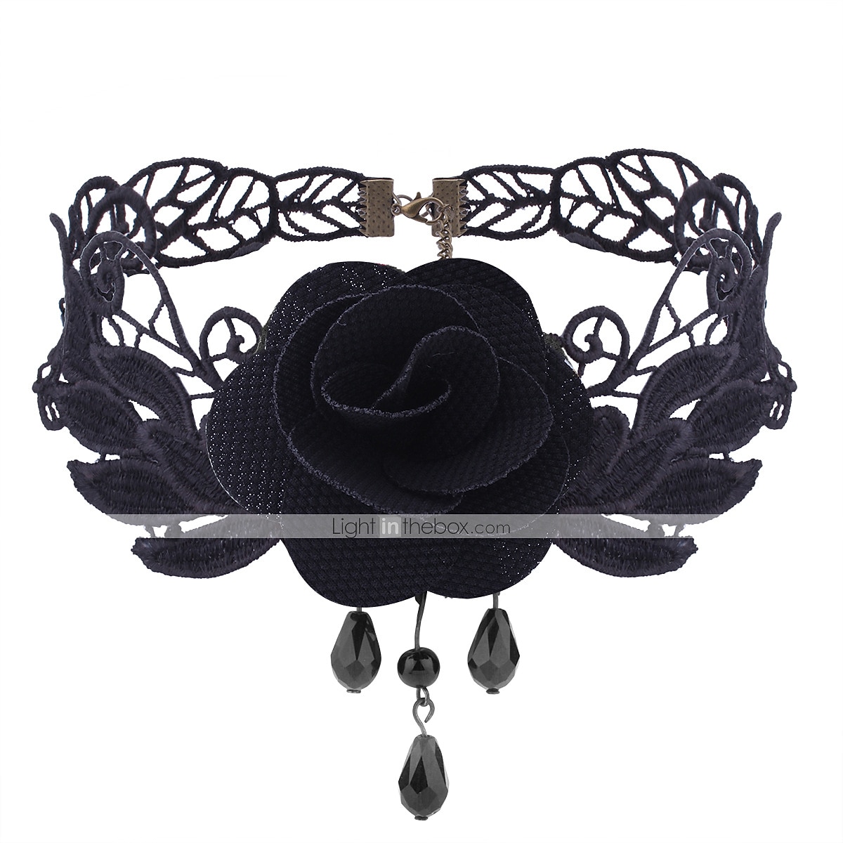 Choker Lace Necklace Masquerade Gothic Steampunk Halloween Goose Down Alloy For Lolita Cosplay Halloween Carnival Women's Costume Jewelry Fashion Jewelry 2025 - $18.99 –P4