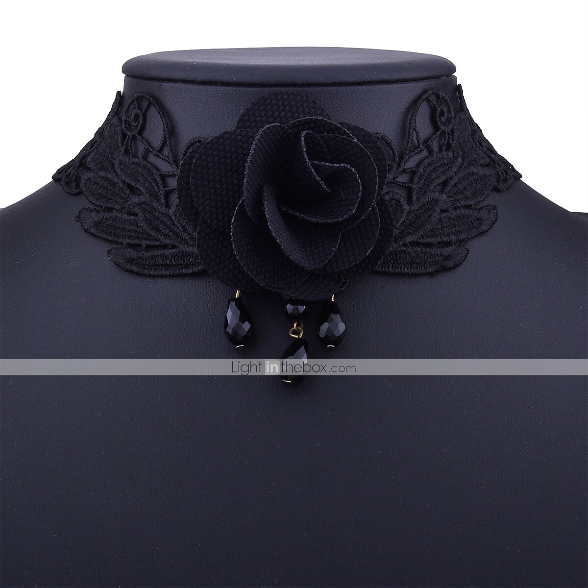 Choker Lace Necklace Masquerade Gothic Steampunk Halloween Goose Down Alloy For Lolita Cosplay Halloween Carnival Women's Costume Jewelry Fashion Jewelry 2025 - $18.99 –P11