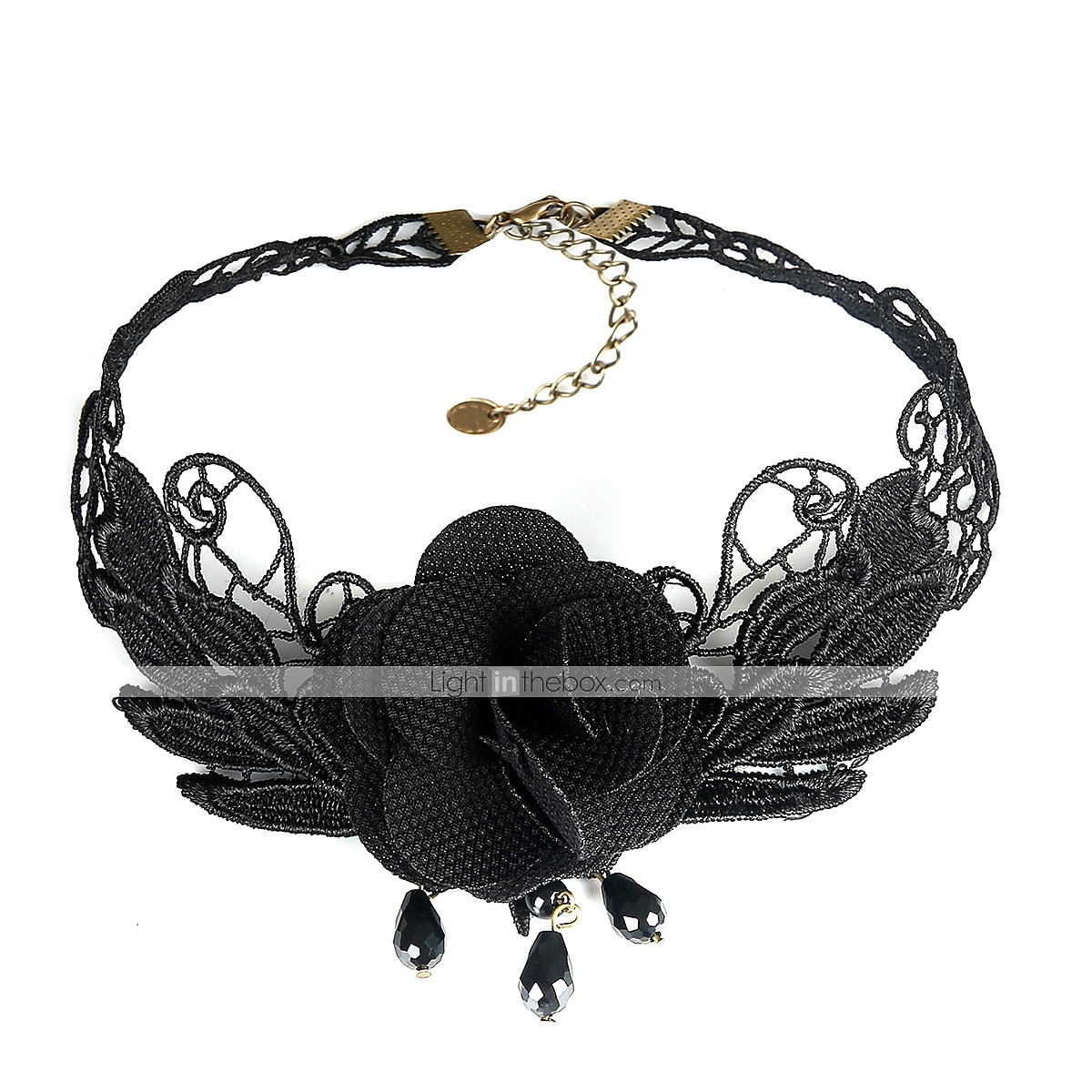 Choker Lace Necklace Masquerade Gothic Steampunk Halloween Goose Down Alloy For Lolita Cosplay Halloween Carnival Women's Costume Jewelry Fashion Jewelry 2025 - $18.99 –P6