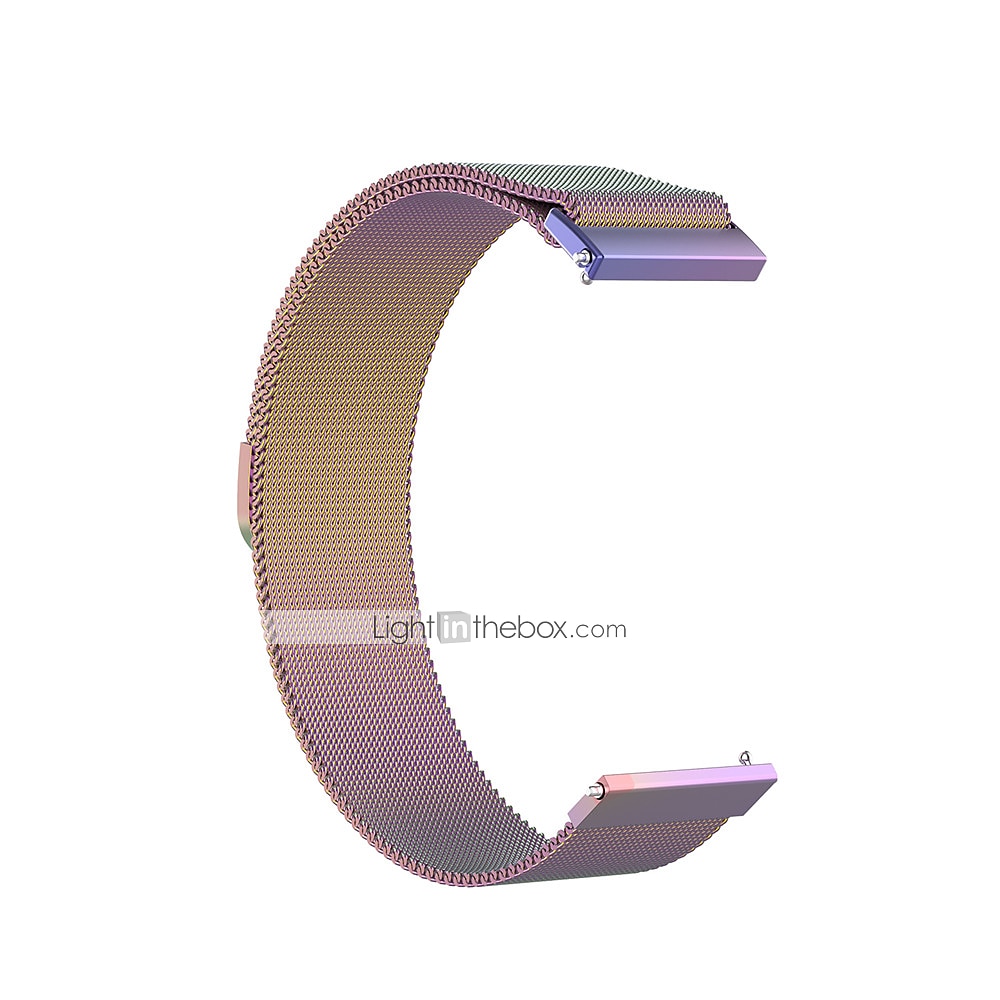 Pulseiras de Relógio para Garmin Forerunner 255S Music Local 2S Vivoactive 4S Vivomove 3S Aço Inoxidável Substituição Alça 18mm Ajustável Pulseira Estilo Milanês Pulseira de 2025 por CAD $9.92 –P7