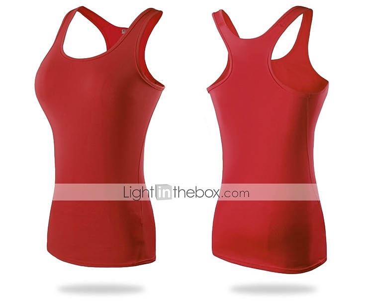 Mulheres Regata de Corrida Regata Modeladora Costas Nadador Sem Manga Camada de base Atlético Elastano Respirável Secagem Rápida Treino de Ginástica Corrida Cooper Roupa de esporte Roupas Esportivas de 2025 por $12.99 –P4