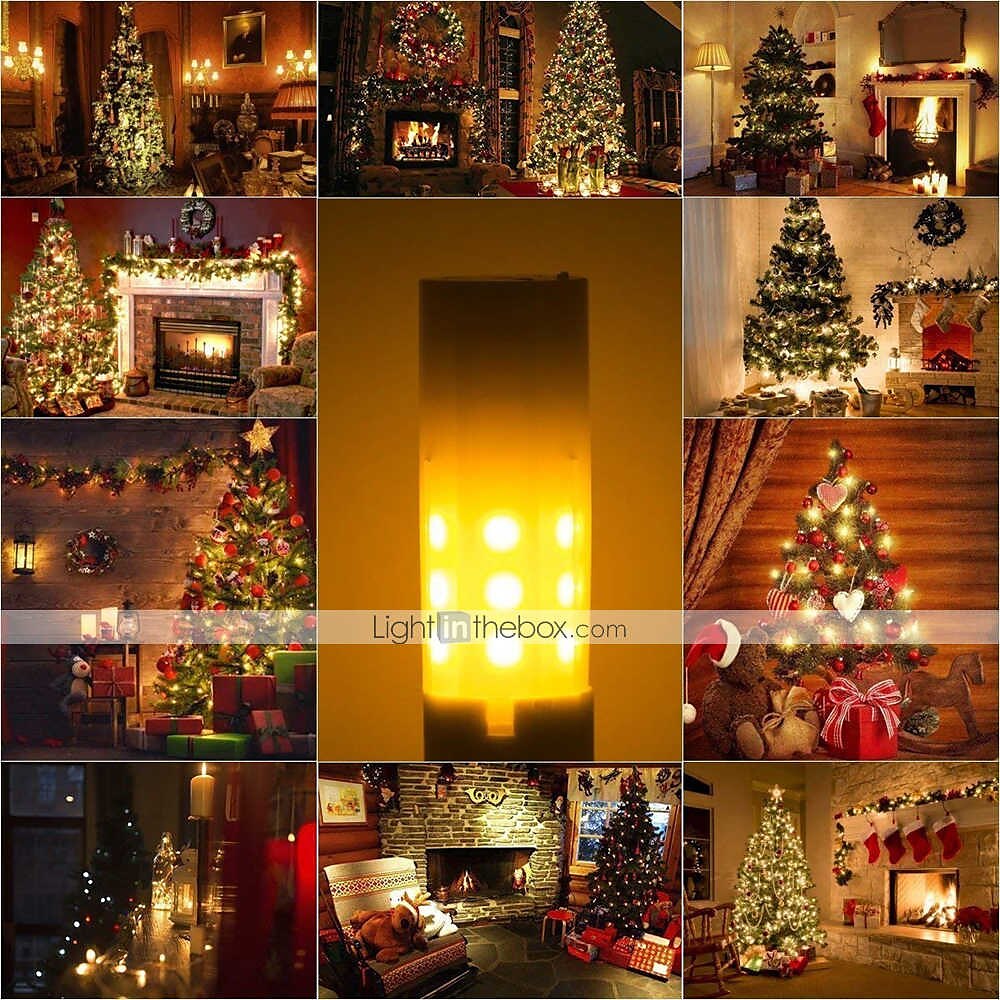 4db g4 bi-pin mini villogó lángos led izzók kerámia talp 2w g4 led fáklya tűz halloween karácsonyra újév ünnepekre 1600k dc12v 2025 - $26.99 –P2