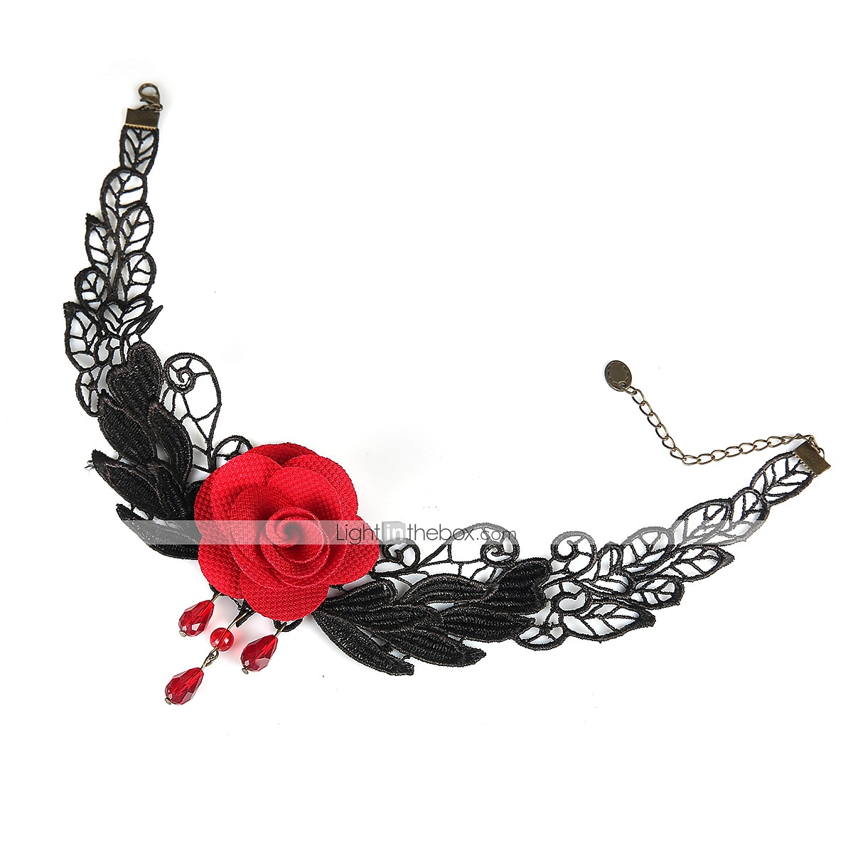 Choker Lace Necklace Masquerade Gothic Steampunk Halloween Goose Down Alloy For Lolita Cosplay Halloween Carnival Women's Costume Jewelry Fashion Jewelry 2025 - $18.99 –P9