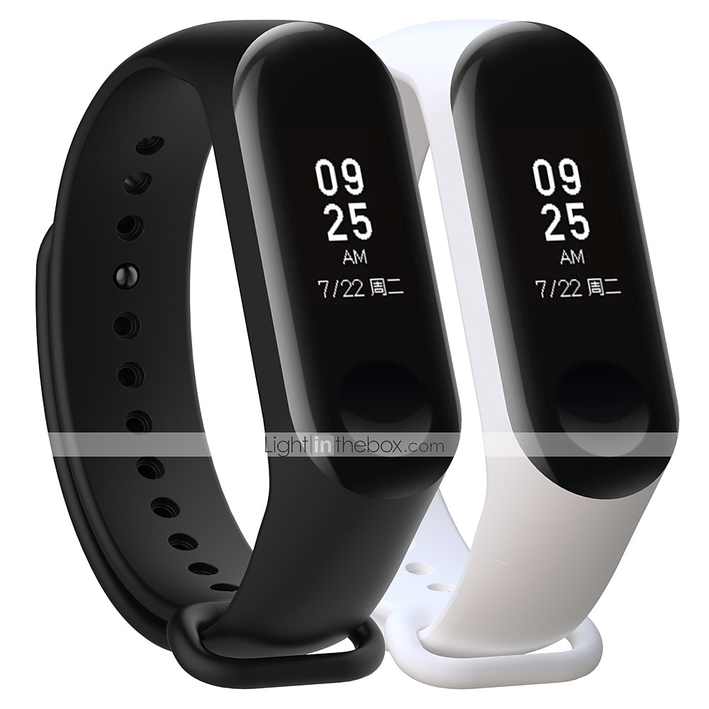 Smart Watch-band för Xiaomi Mi Band 3 Xiaomi Mi Band 4 Silikon Smart klocka Rem Mjuk Andningsfunktion Läderloop Ersättning Armband 2025 - $8.99 –P3