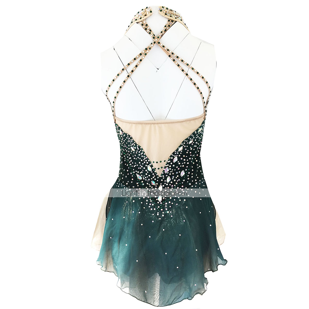 Vestido de patinaje artístico Mujer Chica Patinaje Sobre Hielo Vestidos Accesorios Púrpula Claro Rosado morado Amarillo y amarillo Espalda Abierta Licra Microelástico Entrenamiento Ropa de Patinaje 2026 - $157.99 –P3