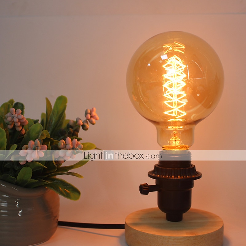 4pcs 40 W E26 / E27 G80 Giallo caldo 2200 k Incandescente Vintage Edison Lampadina 220-240 V / 110-130 V del 2025 a $30.99 –P4