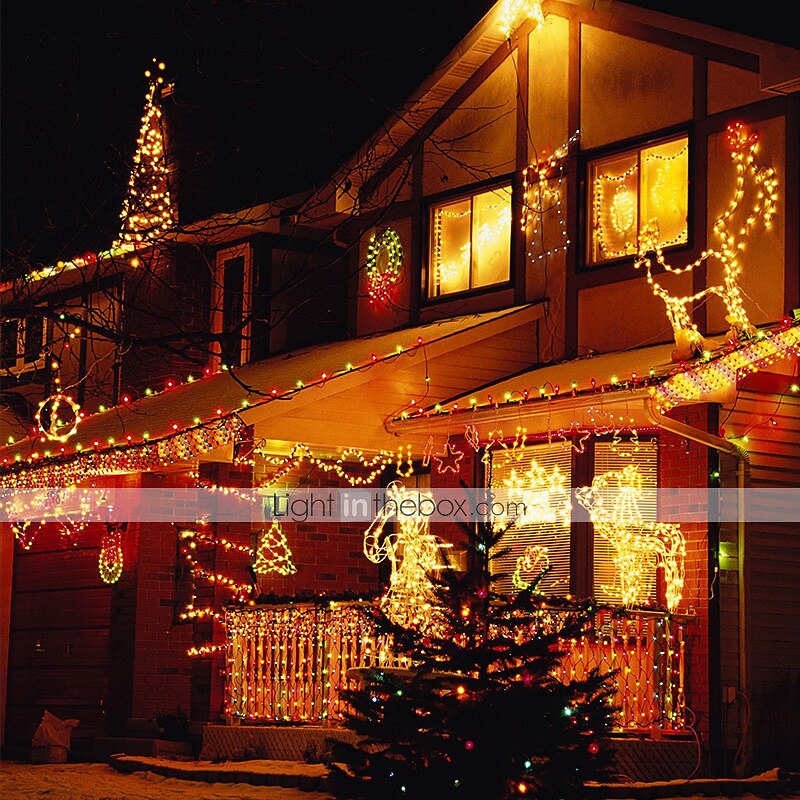 100M 800LEDs Outdoor  Tree LED Fairy String Lights Waterproof EU UK Plug Holiday Lighting Wedding Party Decoration 220-240V 2026 - $124.99 –P6