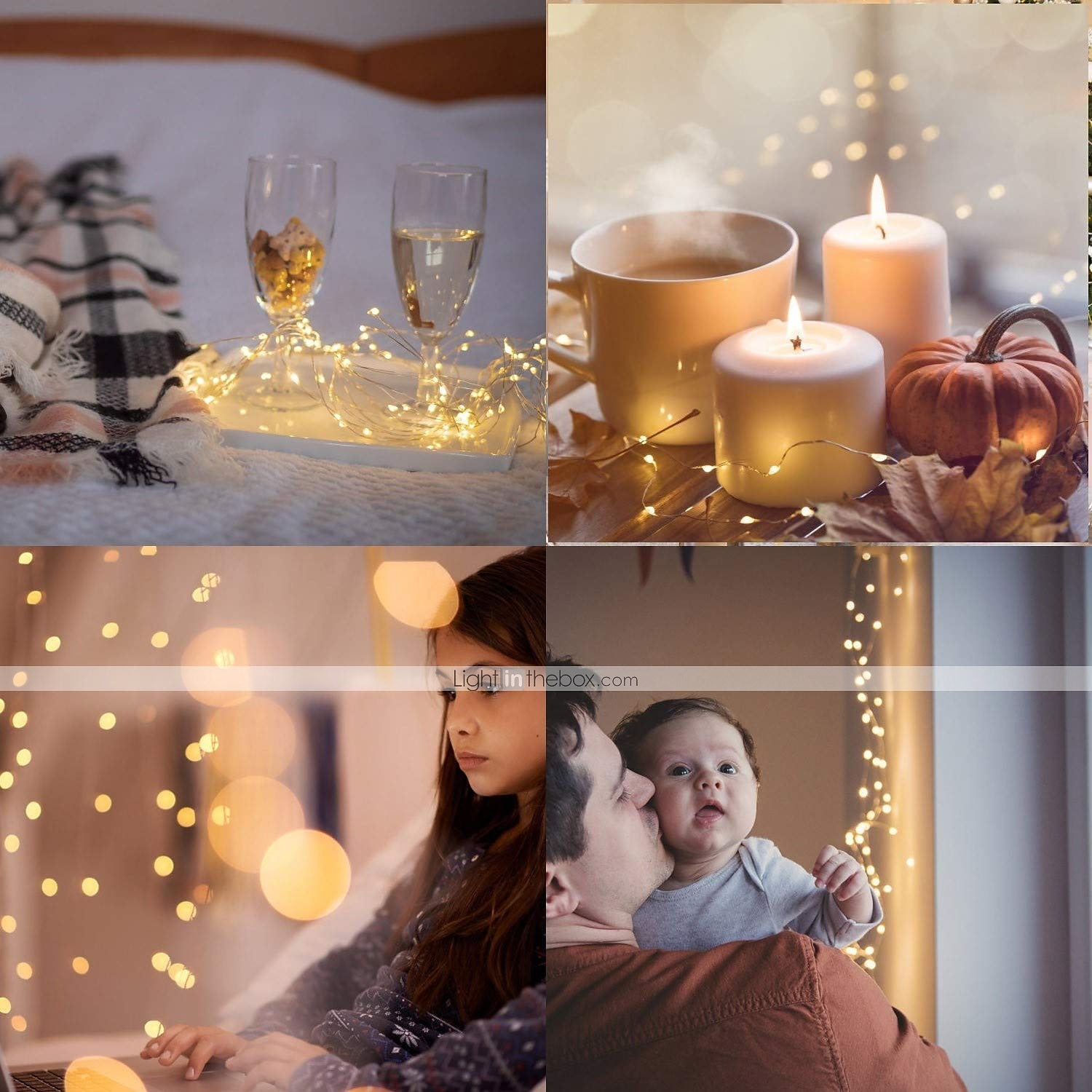 2m led fe string lys 100 stk 20 led kobbertråd lys flerfarget for fest ferie bryllup hjem fest soverom gave dekorasjon 2025 - $11.49 –P11