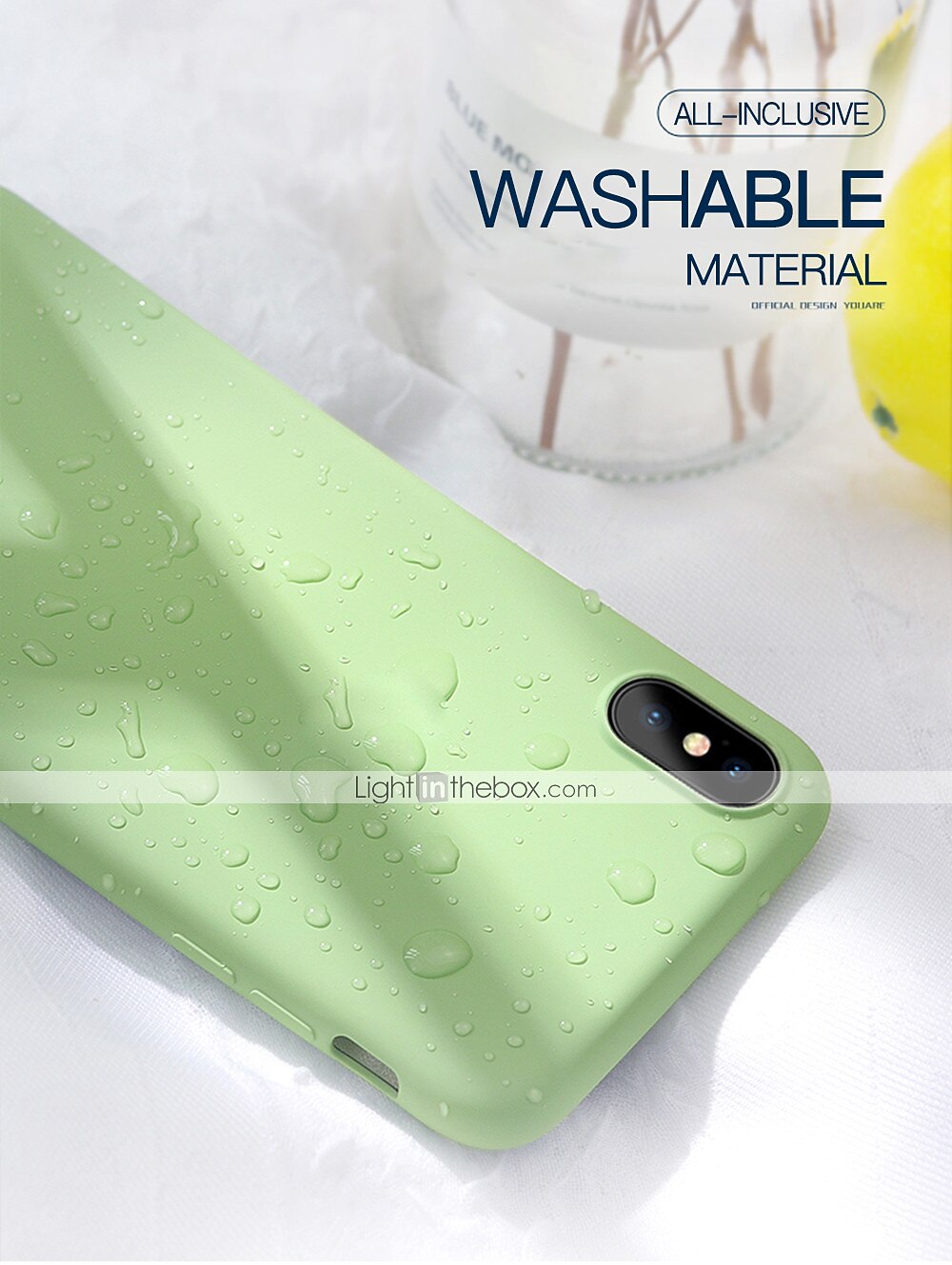 telefoon hoesje Voor iPhone 15 14 Pro Max Plus 13 Pro Max Mini Achterkant Vloeibare siliconen hoes Schokbestendig Effen Kleur Silicagel Siliconen 2025 - $9.99 –P9