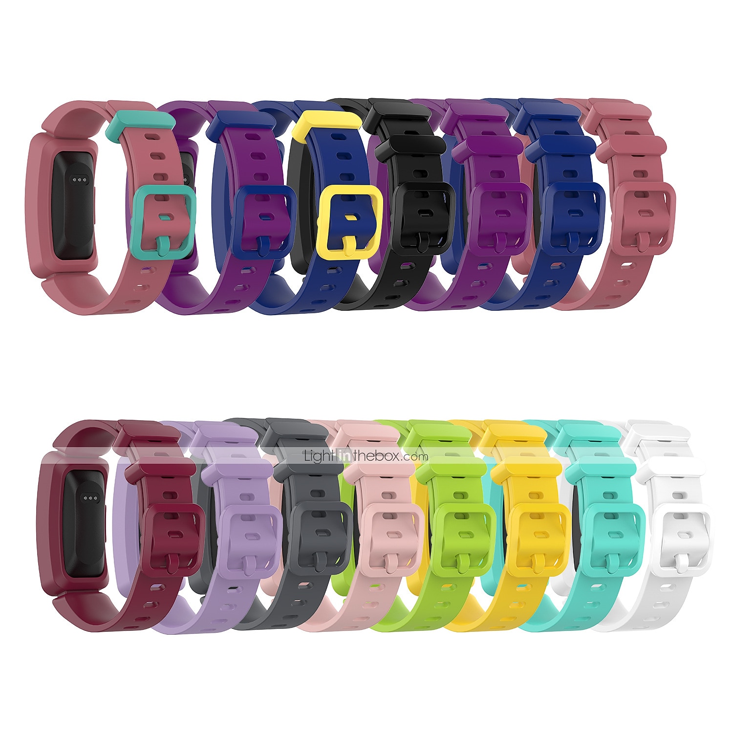 Ver Banda para Fitbit Ace 2 Silicona Reemplazo Correa con caso Suave Transpirable Correa Deportiva Pulsera 2025 - $10.99 –P1