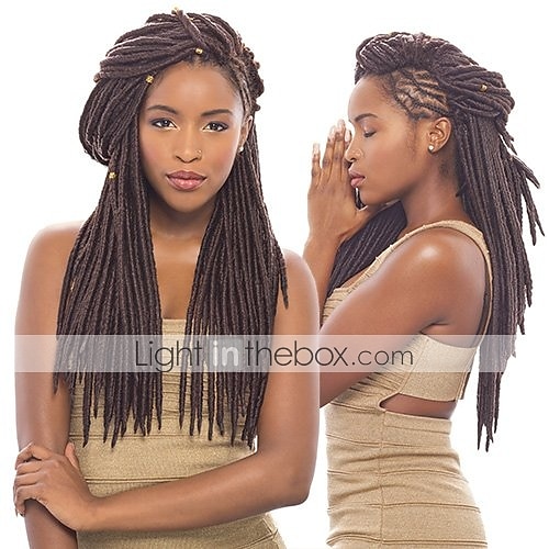 Faux Locs Dreadlocks Nu Locs Box Braids Synthetic Hair Braiding Hair 24 roots / pack 2025 - $14.99 –P7