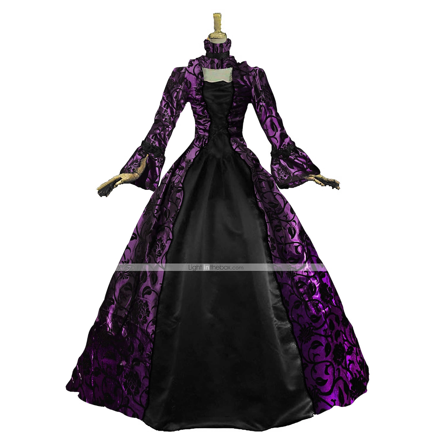 Rokoko Viktorianisch Cocktailkleid Lange Länge Kleid Partykostüm Maskerade Übergröße Normal Gedicht Übergrössen Ballkleid Kostüm Damen königlich Party Abschlussball Karneval von Venedig Kleid 2026 - $138.99 –P14