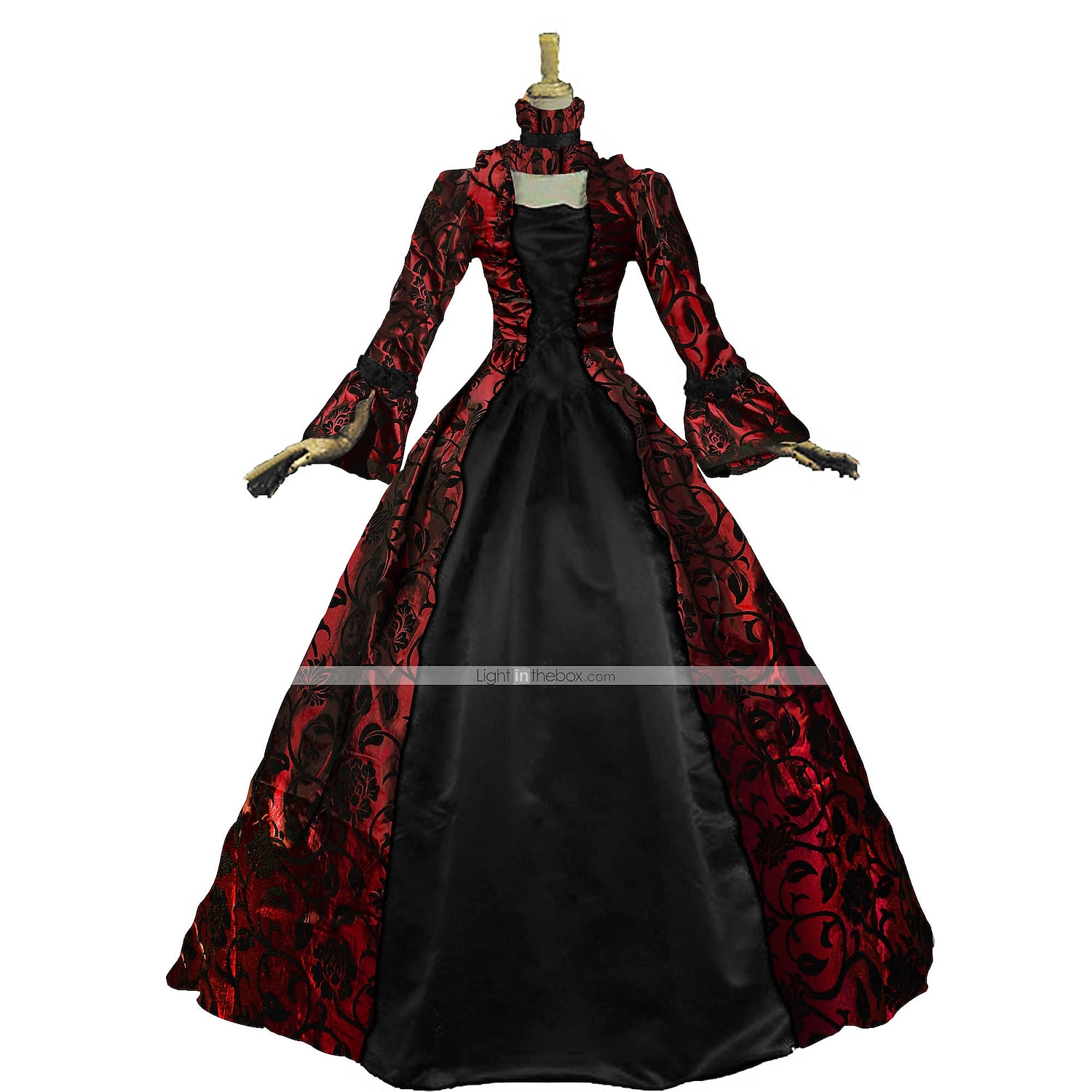 Rokoko Viktorianisch Cocktailkleid Lange Länge Kleid Partykostüm Maskerade Übergröße Normal Gedicht Übergrössen Ballkleid Kostüm Damen königlich Party Abschlussball Karneval von Venedig Kleid 2026 - $138.99 –P15