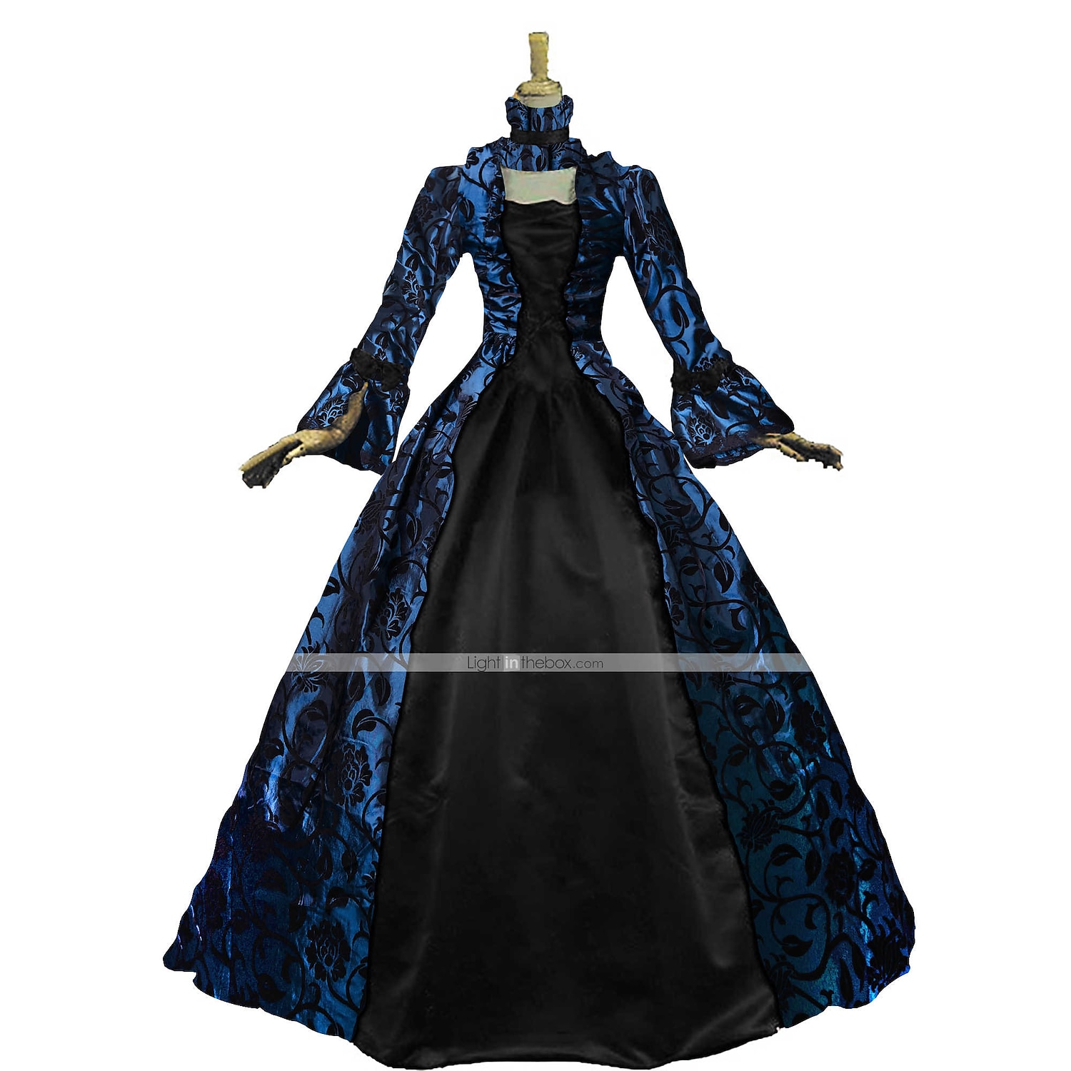 Rokoko Viktorianisch Cocktailkleid Lange Länge Kleid Partykostüm Maskerade Übergröße Normal Gedicht Übergrössen Ballkleid Kostüm Damen königlich Party Abschlussball Karneval von Venedig Kleid 2026 - $138.99 –P16