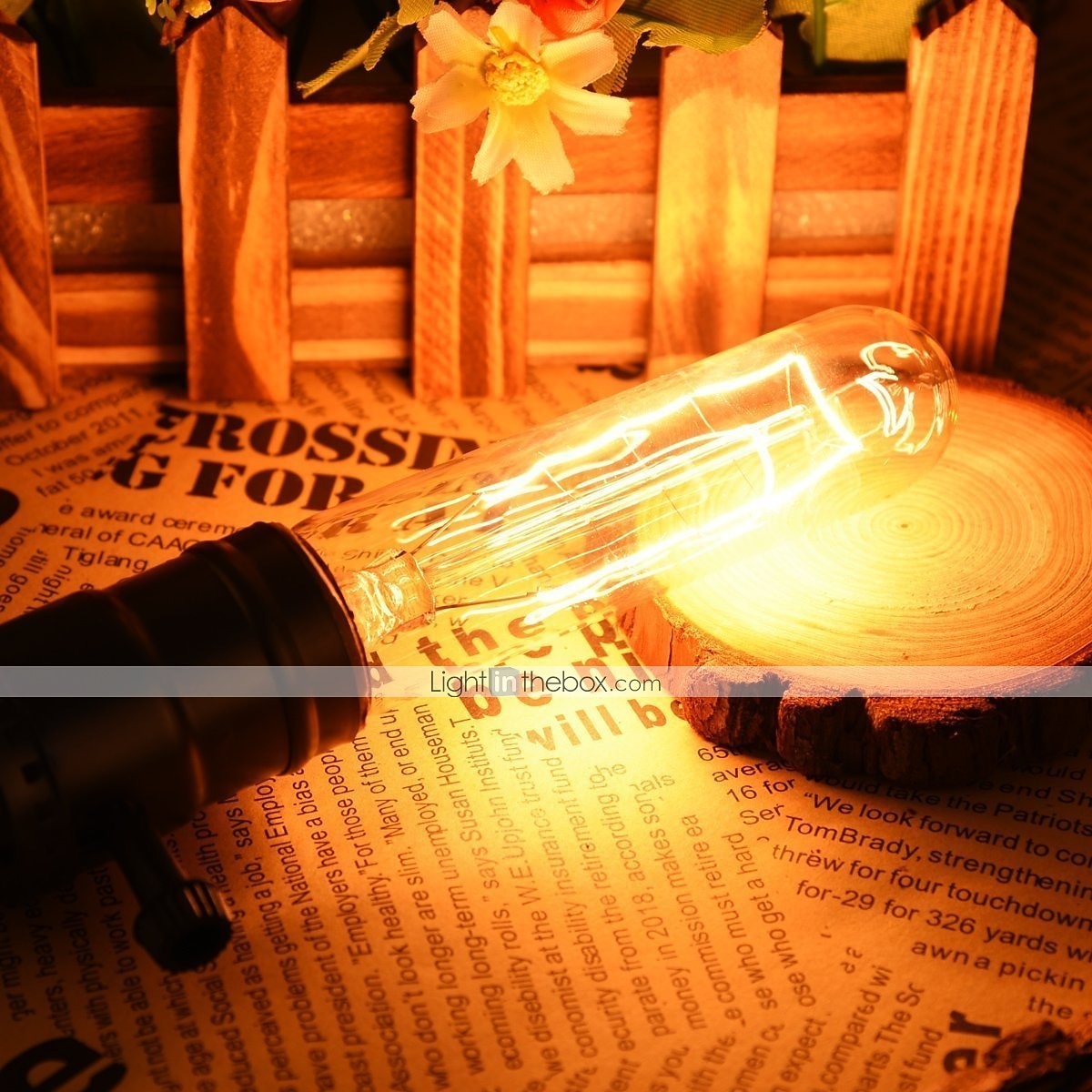4db 40 W E26 / E27 T10 Meleg sárga 2200 k Izzólámpa Vintage Edison izzó 220-240 V 2025 - $23.99 –P4