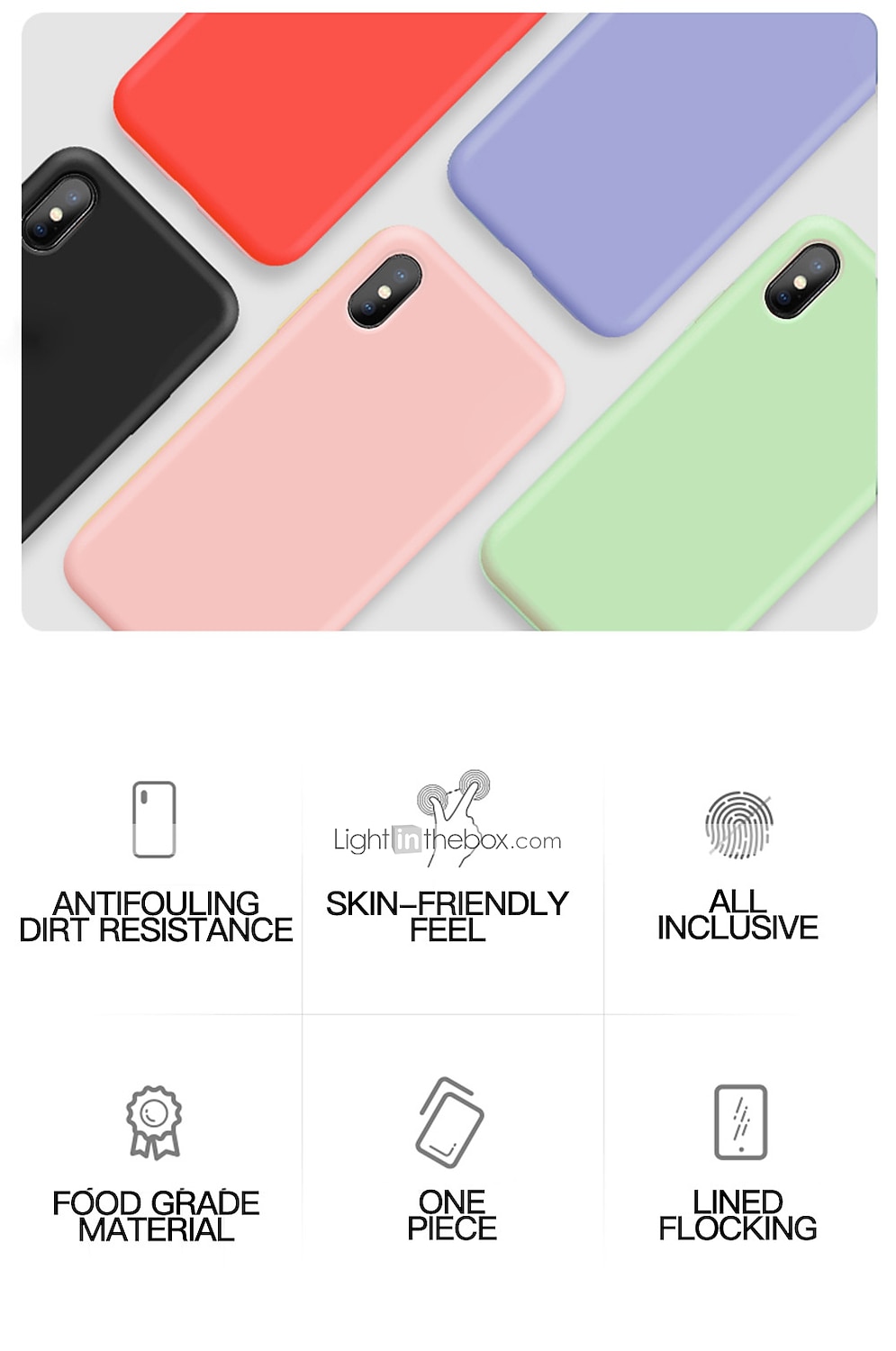 telefoon hoesje Voor iPhone 15 14 Pro Max Plus 13 Pro Max Mini Achterkant Vloeibare siliconen hoes Schokbestendig Effen Kleur Silicagel Siliconen 2025 - $9.99 –P5