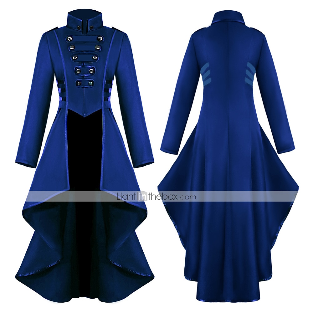 Retro / vintage Punk și gotic Medieval Geacă Mascaradă Σμόκιν Vampiri Doctorul ciumei Stil Oficial Stil Vintage Mată Costume de fancy Pentru femei Steampunk Crăciun Halloween Carnaval Petrecere 2026 - $59.99 –P6