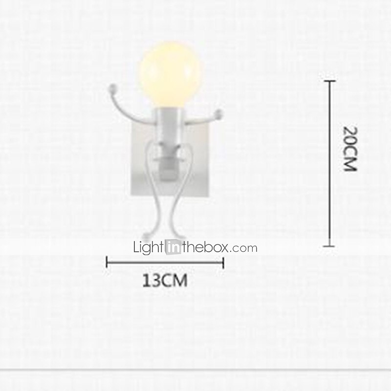 Retro Industrial Wind Tieyi Indoor Wall Light Wall Sconces Wall Lamp LED Designer Personality Creative Corridor Man Robot 110V-120V 220-240V 2025 - $63.99 –P8