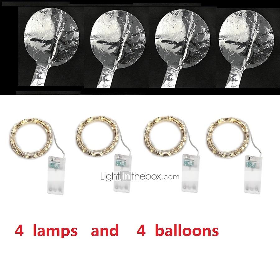 LED Balloons Light Up BoBo Balloons Warm White Colorful Luminous Transparent Bubble 20/10/4pcs LED Lights Up Balloons Indoor Outdoor Decoration Birthday Party Wedding Decoration Xmas Gift 2025 - $11.99 –P5