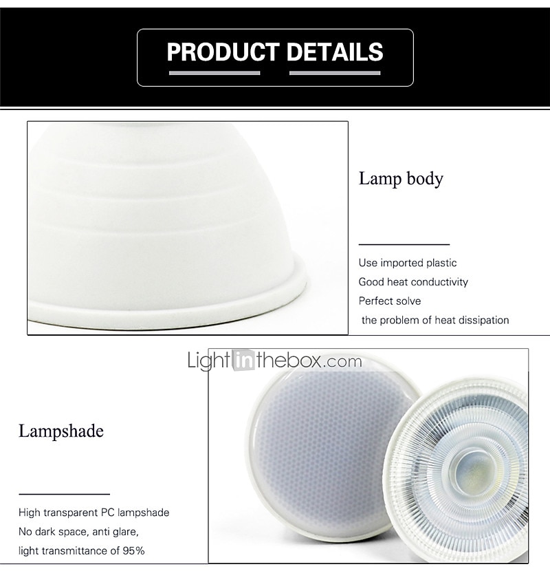 10pcs Dimmable GU10 Lampada LED Bulb 5W 220V Bombillas LED Lamp Spotlight Lampara Spot Light Decoration Warm White Cold White 2025 - $41.99 –P3