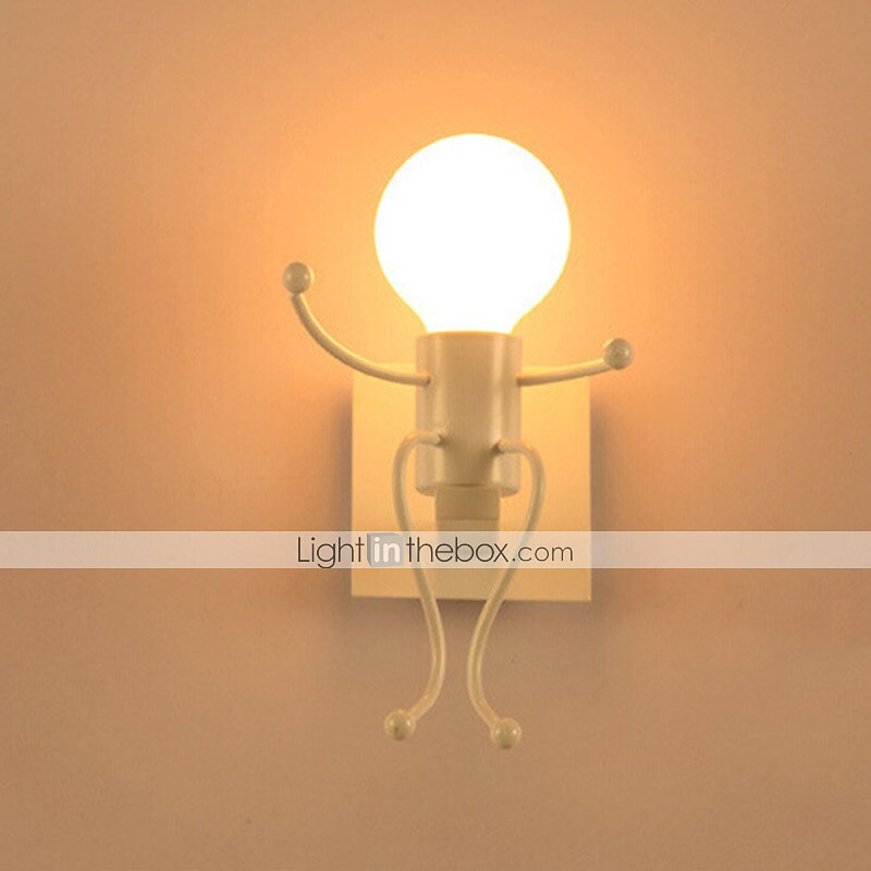 Retro Industrial Wind Tieyi Indoor Wall Light Wall Sconces Wall Lamp LED Designer Personality Creative Corridor Man Robot 110V-120V 220-240V 2025 - $63.99 –P4