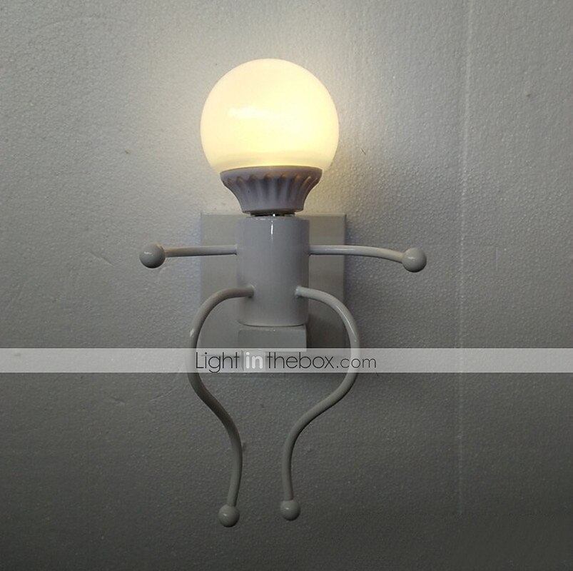 Retro Industrial Wind Tieyi Indoor Wall Light Wall Sconces Wall Lamp LED Designer Personality Creative Corridor Man Robot 110V-120V 220-240V 2025 - $63.99 –P3