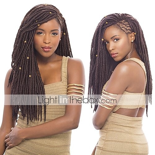 Faux Locs Dreadlocks Nu Locs Box Braids Synthetic Hair Braiding Hair 24 roots / pack 2025 - $14.99 –P8
