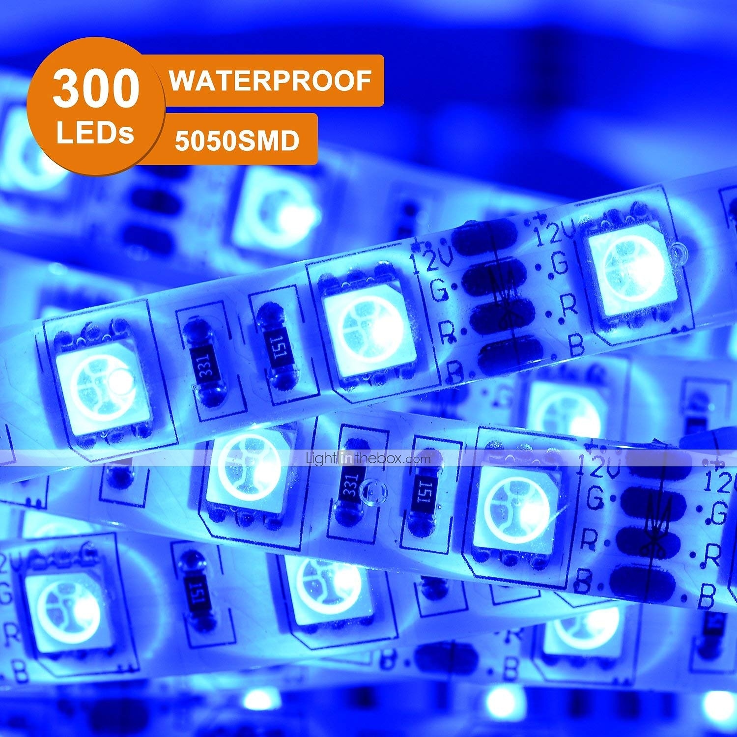 led strip verlichting waterdicht 2x5 m rgb tiktok lichten 5050 smd 10 mm licht sets 300 leds met 44 toetsen ir controller 50 w 12 v 4a voeding zachte licht strip kit 2025 - $46.99 –P2
