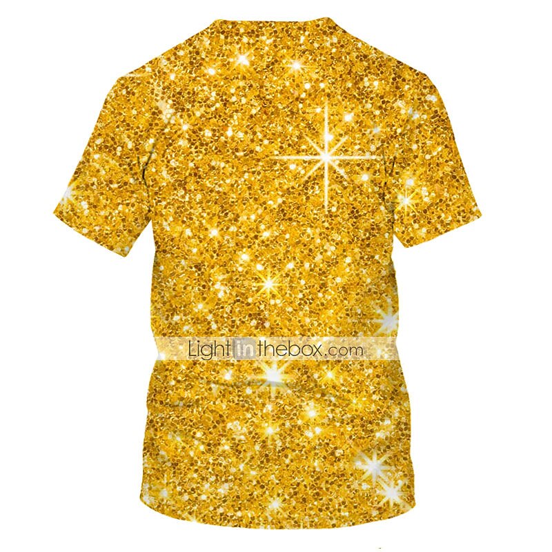 Per uomo Pop art Astratto Camicia maglietta Manica corta maglietta Rotonda Camicia Streetwear Esagerato Giornaliero Per uscire Viola Oro Verde Estate Abbigliamento Plus Size S M L XL 2XL 3XL del 2025 a $17.99 –P2