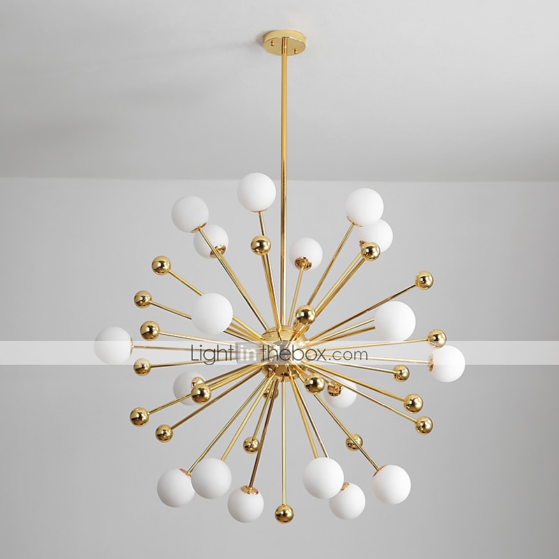 100 cm-es függesztett lámpás design csillár fém Sputnik galvanizált, modern északi stílus 220-240V 2025 - $780.89 –P3