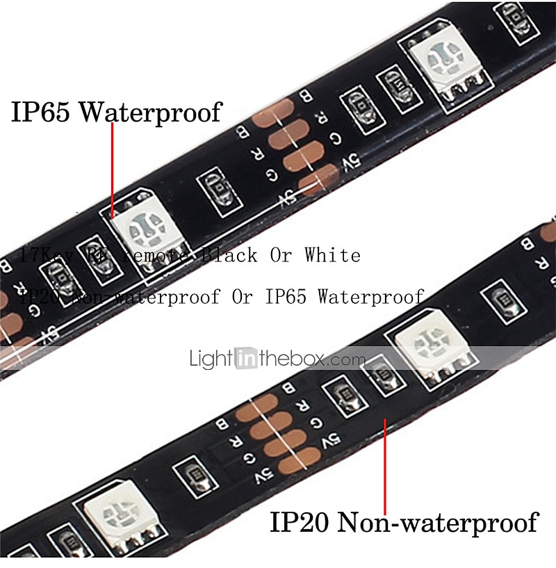 1set LED Light Strips RGB Tiktok Lights USB DC 5V 5050 RGB Mini 3Key Remote Flexible Light IP65 1m TV Background Lighting Ribbon Tape 2025 - $18.99 –P2