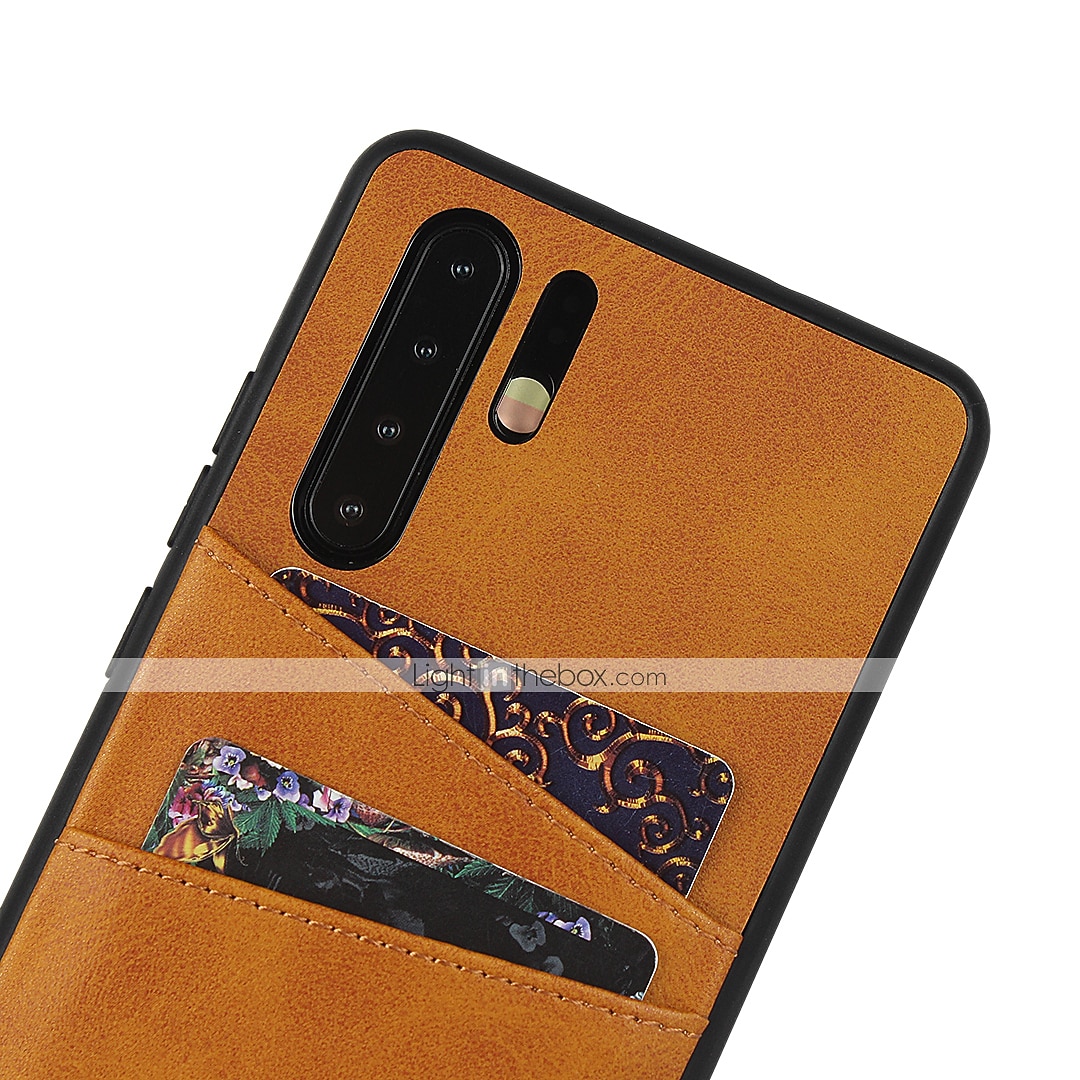 puhelin Etui Käyttötarkoitus Huawei P30 P30 Pro P30 Lite P20 Pro P20 lite Mate 30 Mate 30 Pro Takakuori Nahkalaukku Korttikotelo Yhtenäinen väri PU-nahka 2026 - $14.99 –P4