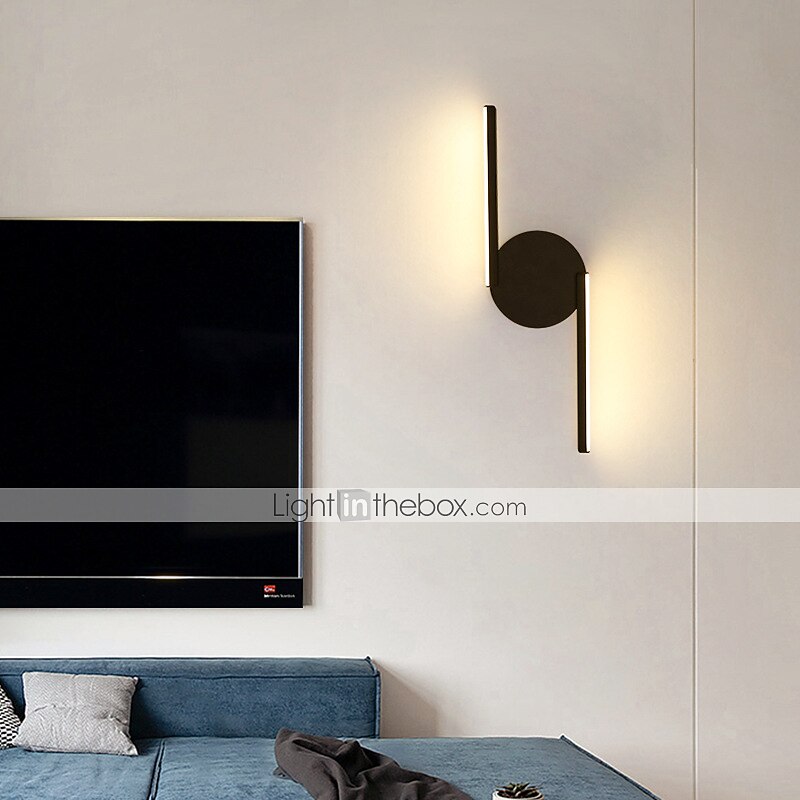 Lightinthebox Lampada Da Parete A Led Linea Nordica Bianco E Nero Personalità Creativa Lampada Da Parete Di Design Decorativa Led Camera Da Letto Comodino Moderno Corridoio del 2025 a $116.99 –P4